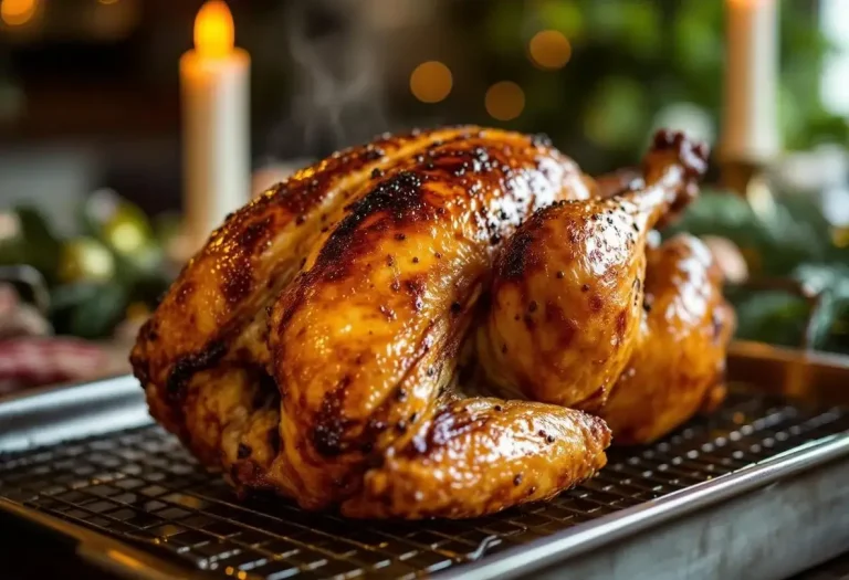 Ce geste à faire la veille, que tout le monde zappe, est le secret d’une dinde ou d’un chapon à la peau ultra croustillante