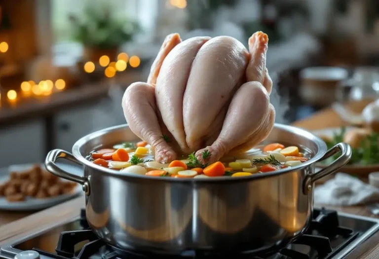 Chapon de Noël : avant le passage au four, presque personne ne fait ce geste avec une marmite qui évite la viande sèche