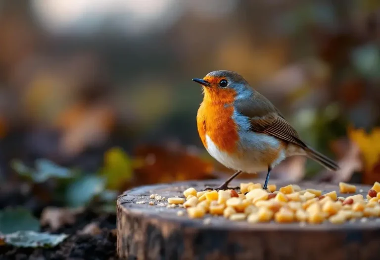 Rouges-gorges au jardin : ce soir, mettez dehors cet aliment de base à 3 centimes, que la plupart des jardiniers oublient