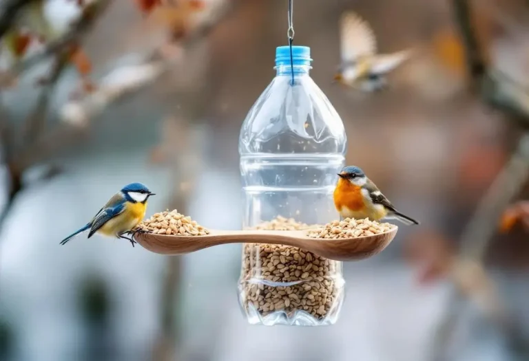 Voici comment une bouteille plastique devient une mangeoire parfaite pour les oiseaux